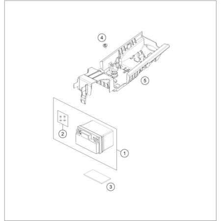 BATTERIE HUSQVARNA 501 FE 2025
